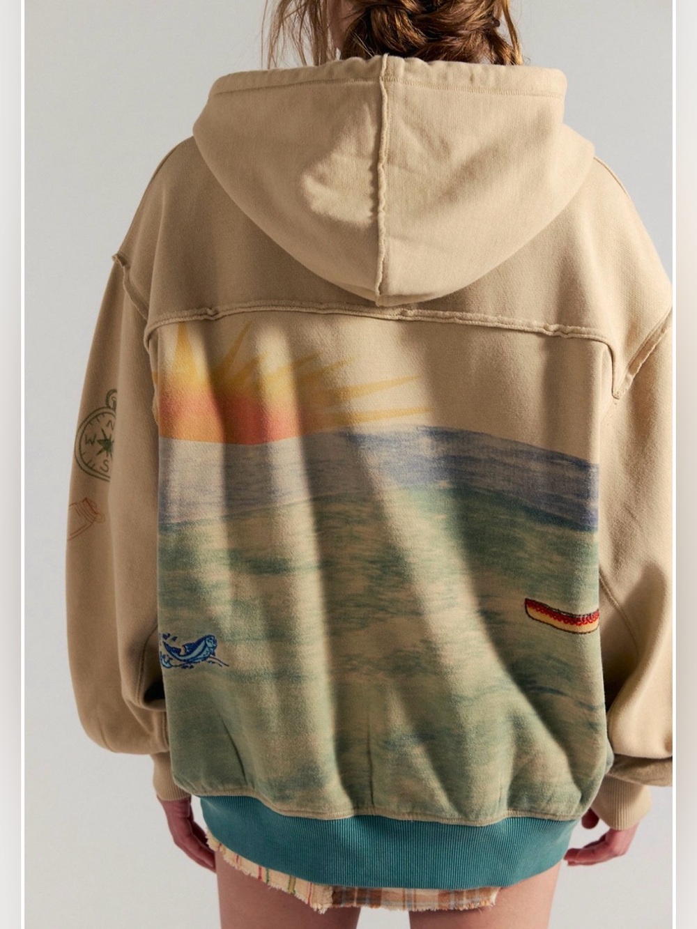 Free People We The Free Into The Wild Hoodie - Picture 3 of 6